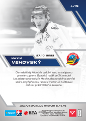 L-14 Maxim Vehovský TELH 2023/24 LIVE