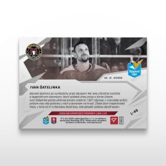 Hokejová kartička L-45 IVAN ĎATELINKA - SportZoo Tipsport liga 2025/26 LIVE