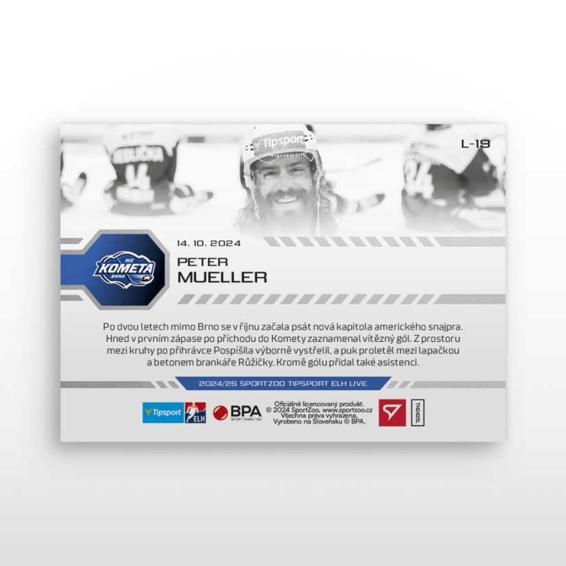 L-19 Peter Mueller TELH 2024/25 LIVE