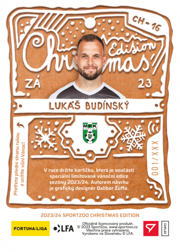 CH-16 Lukáš Budínský Christmas Edition 2023