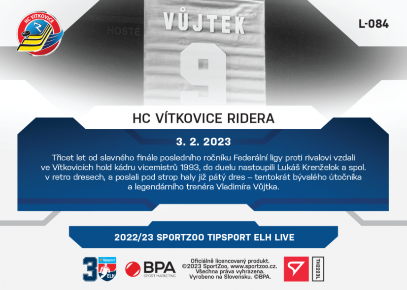 Set 21. týždňa (7 kariet L-083 - L-089) TELH 2022/23 LIVE