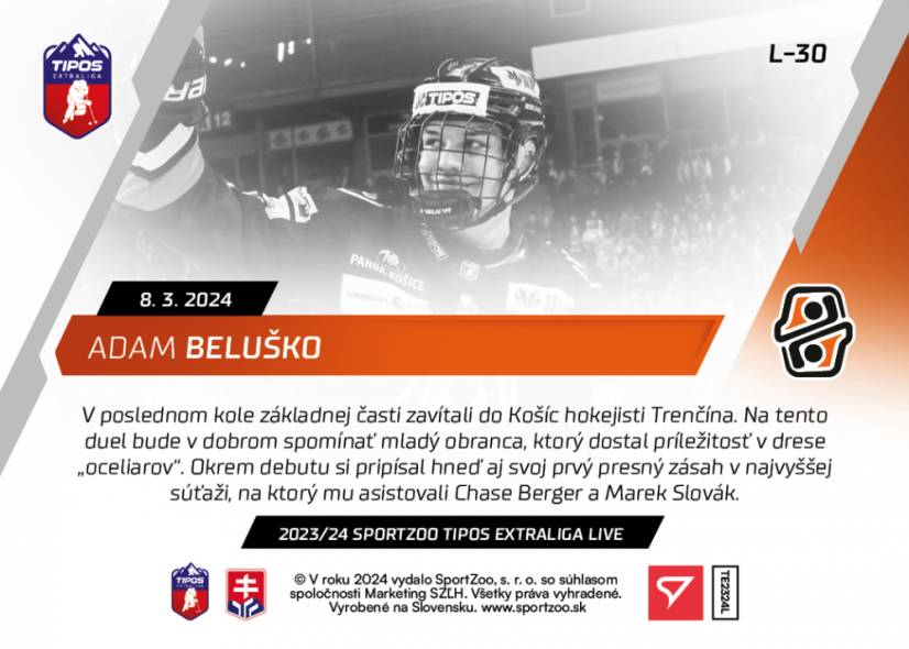 L-30 Adam Beluško TEL 2023/24 LIVE
