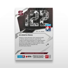 Hokejová kartička L-19 HC Sparta Praha - SportZoo Tipsport ELH 2025/26 LIVE