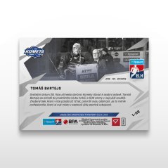 Hokejová kartička L-09 Tomáš Bartejs - SportZoo Tipsport ELH 2025/26 LIVE