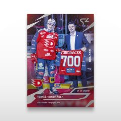 Hockey trading card L-32 Tomáš Vondráček - SportZoo Tipsport ELH 2025/26 LIVE