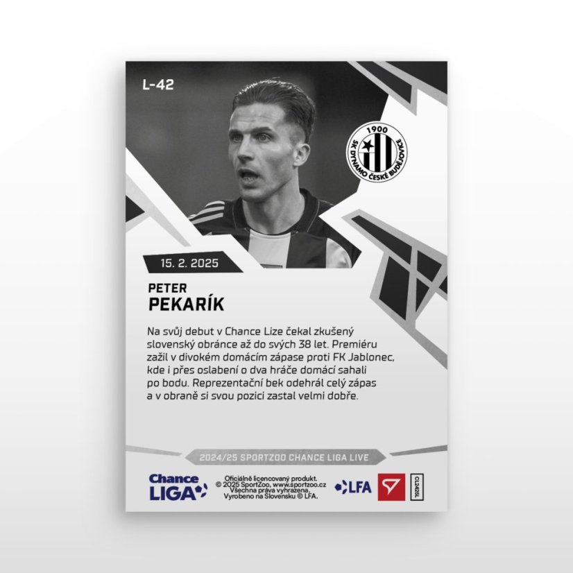 L-42 Peter Pekarík Chance Liga 2024/25 LIVE