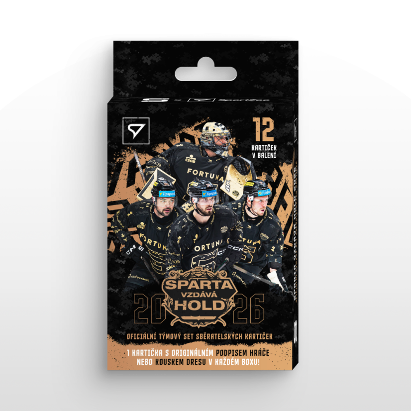 3 Box Pack - hokejové zberateľské kartičky HC Sparta Praha - Sparta vzdává hold 2026