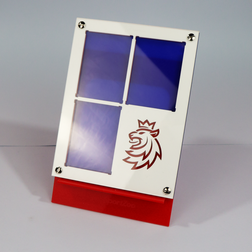 Uchwyt Hokejowy Czechy na 3 karty 180PT ze stojakiem