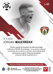 L-58 Jordan Majchrzak PKO Bank Polski Ekstraklasa 2023/24 LIVE