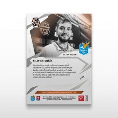 Hockey trading card L-11 FILIP KRIVOŠÍK - SportZoo Tipsport liga 2025/26 LIVE