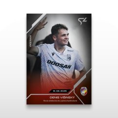 Football trading card L-08 DENIS VIŠINSKÝ - SportZoo Chance Liga 2025/26 LIVE