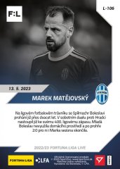 L-106 Marek Matějovský FORTUNA:LIGA 2022/23 LIVE