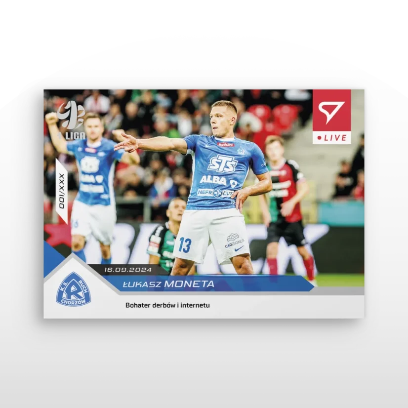 L-12 ZESTAW Łukasz Moneta Betclic 1 Liga 2024/25 LIVE + UCHWYT