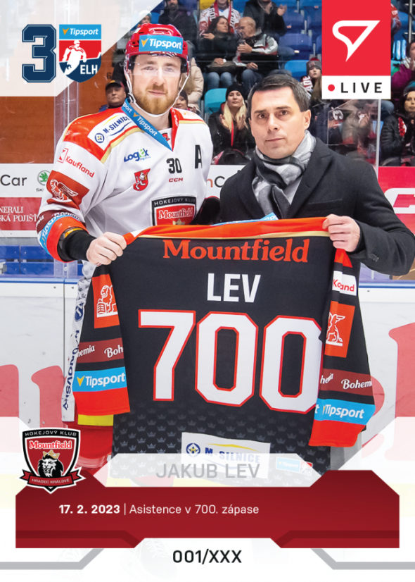 Set 23. týždňa (4 karty L-090 - L-093) TELH 2022/23 LIVE