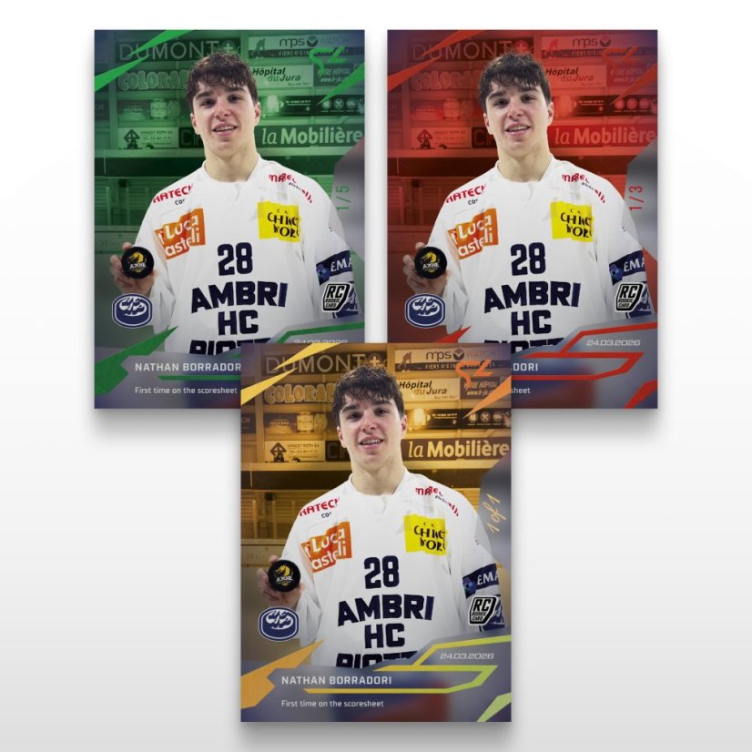 Karta hokejowa L-54 Nathan Borradori - SportZoo National League 2025/26 LIVE
