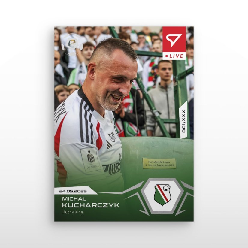 L-80 Michał Kucharczyk PKO BP Ekstraklasa 2024/25 LIVE + HOLDER