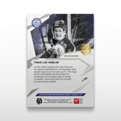 Hockey-samlarkort L-06 Tinus Luc Koblar – SportZoo Svenska hockeyligan 2025/26 LIVE