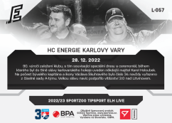 L-057 HC Energie Karlovy Vary TELH 2022/23 LIVE