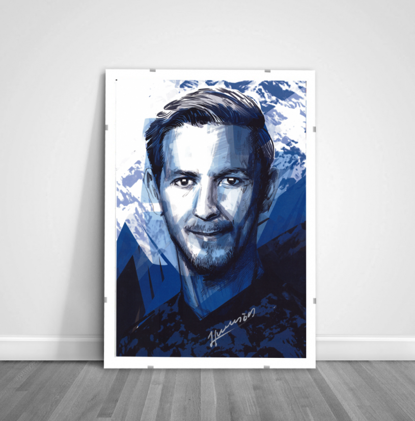 Portret z podpisem Slovenskí Sokoli 2021 x/4 - Patrik Hrošovský