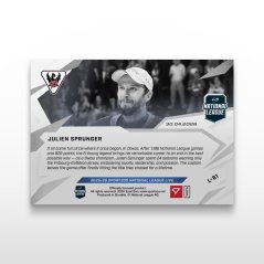 Hockey trading card L-61 Julien Sprunger - SportZoo National League 2025/26 LIVE