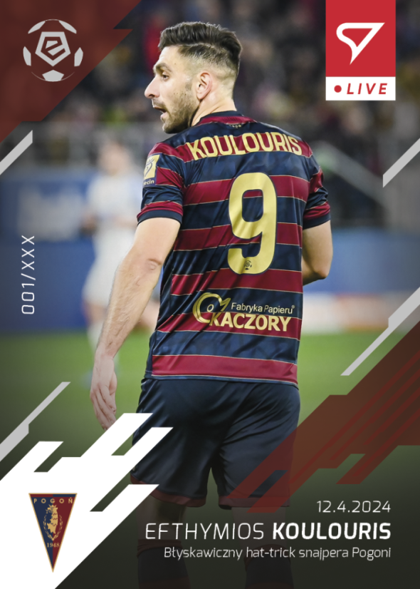 L-57 Efthymios Koulouris PKO Bank Polski Ekstraklasa 2023/24 LIVE