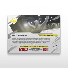 Karta MMA L-05 Vitalii Yakymenko - SportZoo KSW 2025/26 LIVE