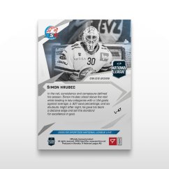 Hockey trading card L-47 Šimon Hrubec - SportZoo National League 2025/26 LIVE