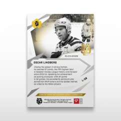 Hokejová kartička L-38 Oscar Lindberg - SportZoo Svenska hockeyligan 2025/26 LIVE