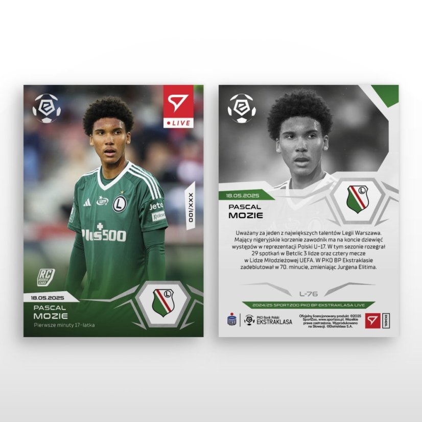 L-76 Pascal Mozie PKO BP Ekstraklasa 2024/25 LIVE