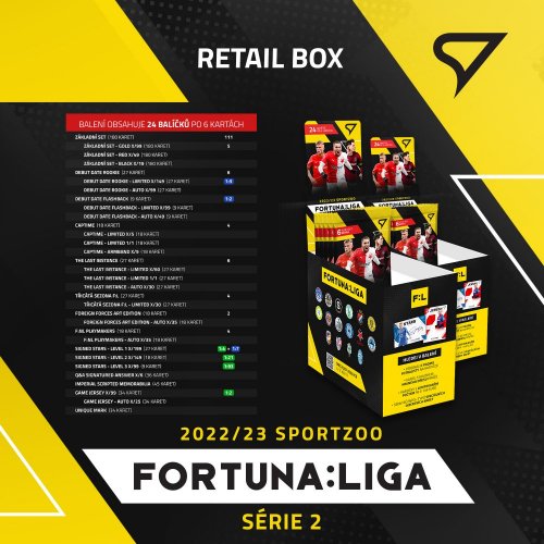 Retail saszetka FORTUNA:LIGA 2022/23 – 2. seria