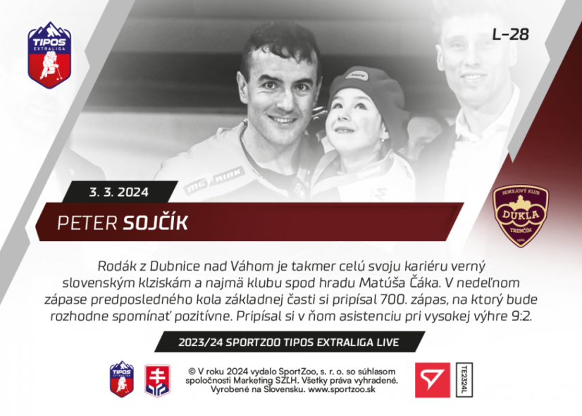 L-28 Peter Sojčík TEL 2023/24 LIVE