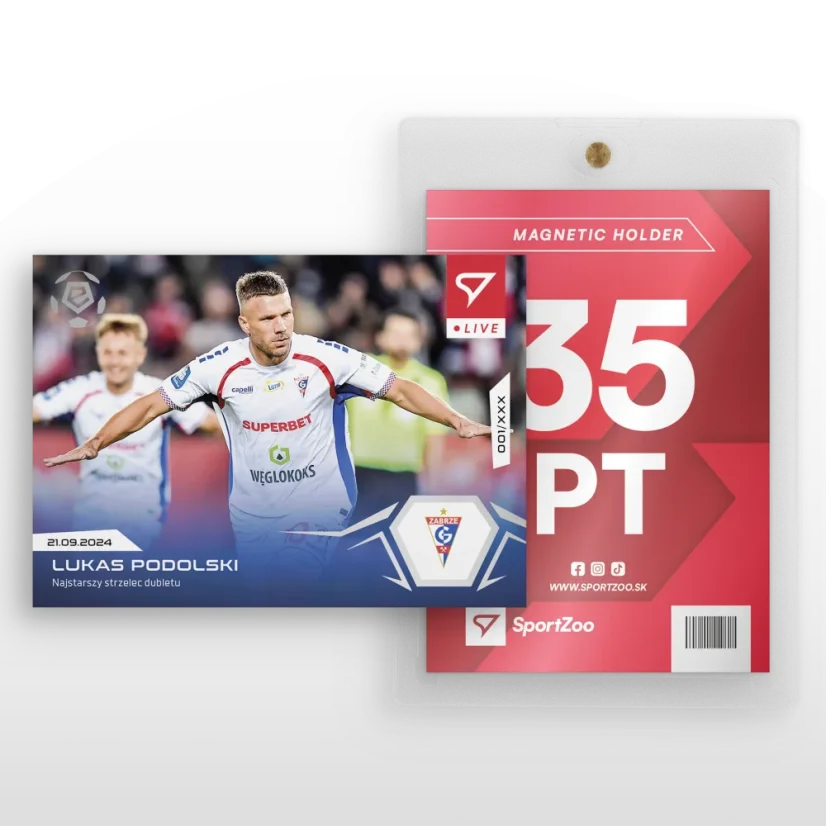 L-16 ZESTAW Lukas Podolski PKO BP Ekstraklasa 2024/25 LIVE + UCHWYT