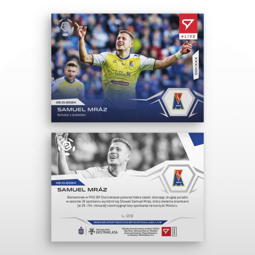 L-23 Samuel Mráz PKO BP Ekstraklasa 2024/25 LIVE