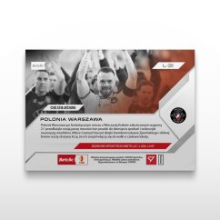 Fotbalová kartička L-31 Polonia Warszawa - SportZoo Betclic 1 Liga 2025/26 LIVE