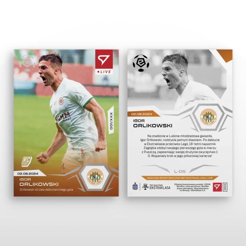 L- 05 Igor Orlikowski PKO BP Ekstraklasa 2024/25 LIVE