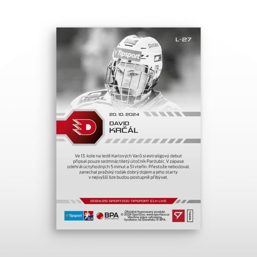 L-27 David Krčál TELH 2024/25 LIVE