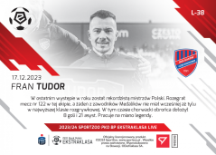 L-38 Fran Tudor PKO Bank Polski Ekstraklasa 2023/24 LIVE