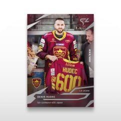Hokejová kartička L-41 DENIS HUDEC - SportZoo Tipsport liga 2025/26 LIVE