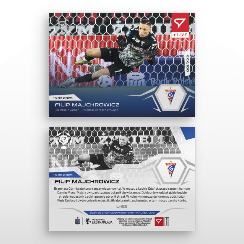 L-59 Filip Majchrowicz PKO BP Ekstraklasa 2024/25 LIVE
