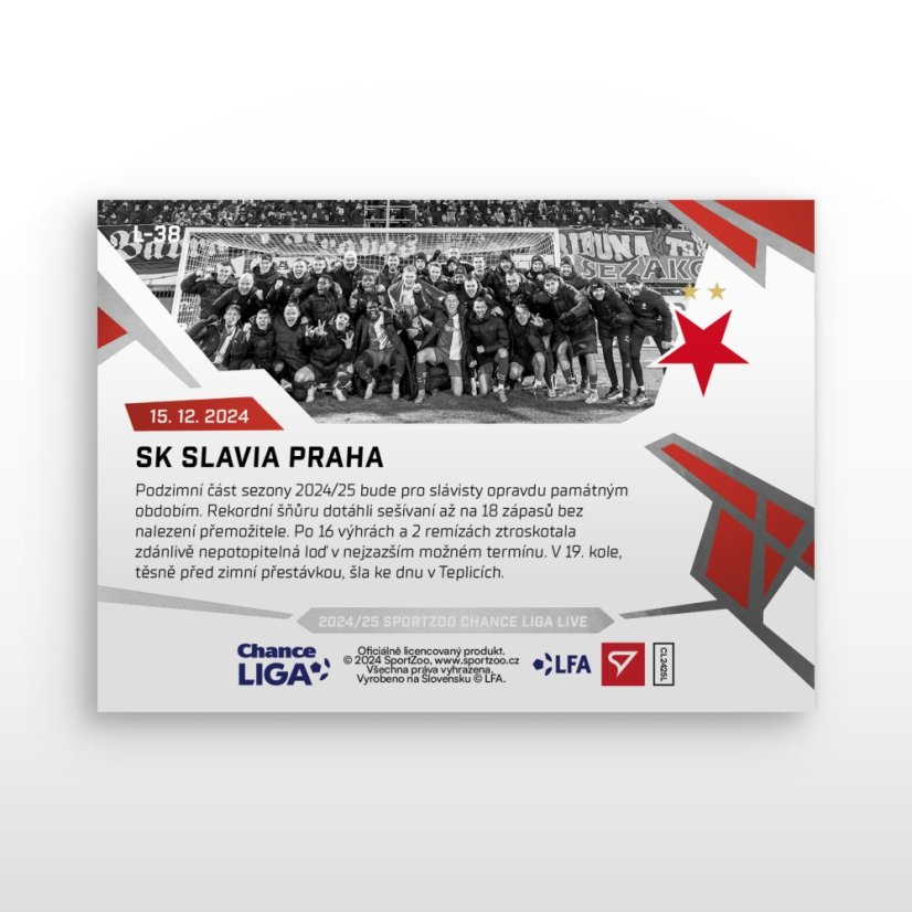 L-38 SK Slavia Praha Chance Liga 2024/25 LIVE