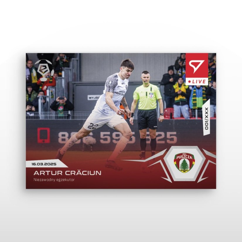 L-60 Artur Crăciun PKO BP Ekstraklasa 2024/25 LIVE