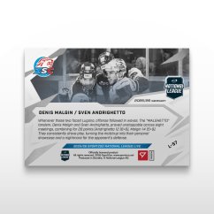 Hokejová  kartička L-57 Denis Malgin / Sven Andrighetto - SportZoo National League 2025/26 LIVE