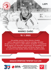 L-071 Marko Daňo TELH 2022/23 LIVE