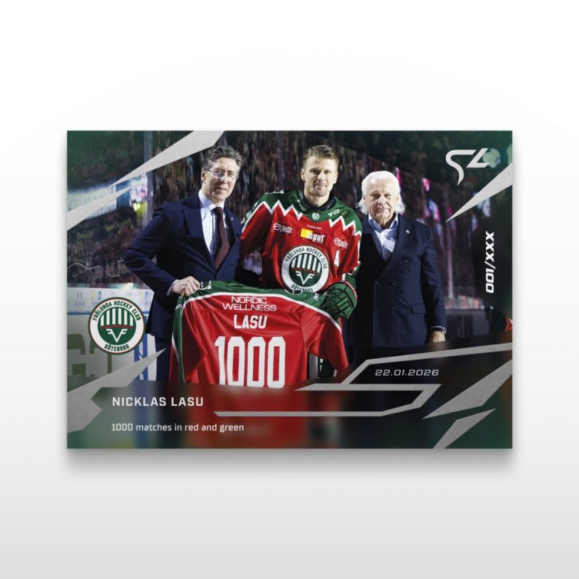 Hockey-samlar­kort L-24 Nicklas Lasu – SportZoo Svenska hockeyligan 2025/26 LIVE