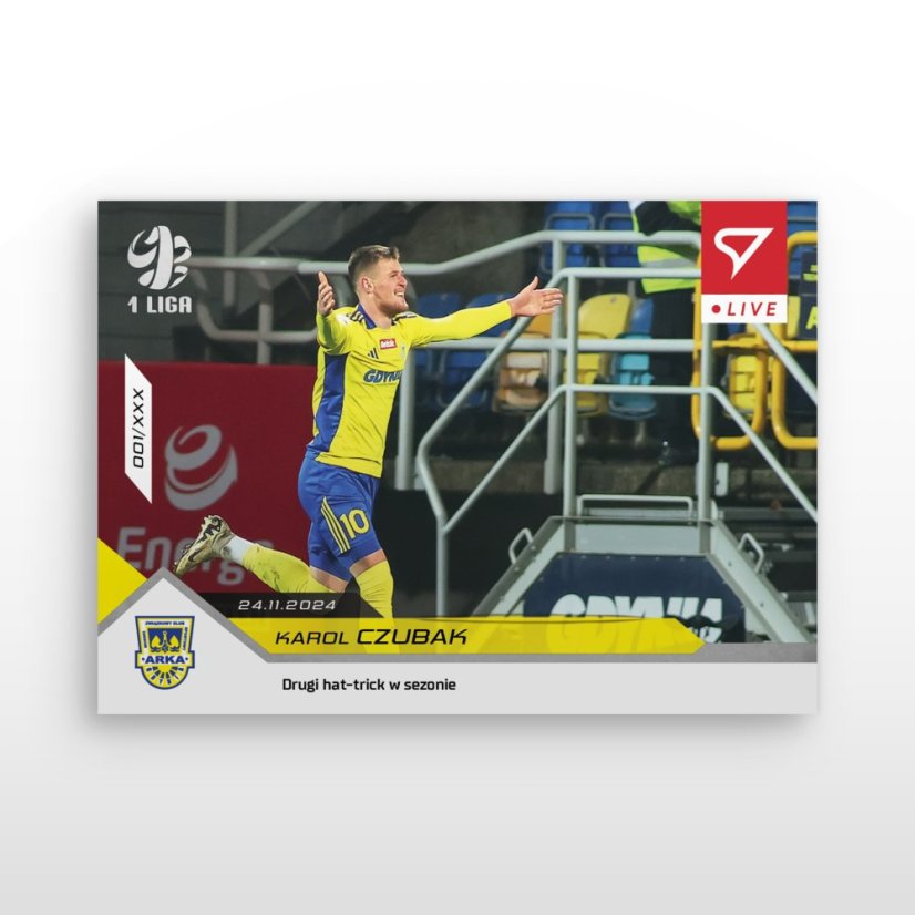 L-25 Karol Czubak Betclic 1 Liga 2024/25 LIVE