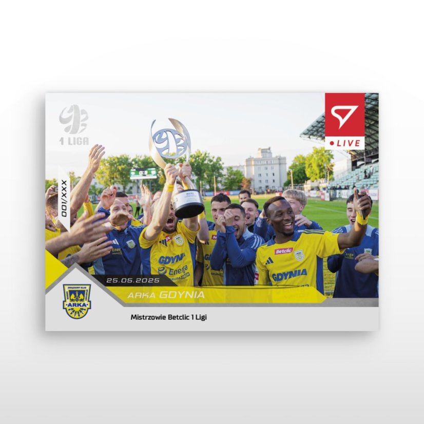 L-56 Arka Gdynia Betclic 1 Liga 2024/25 LIVE + UCHWYT