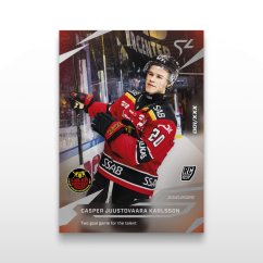 Hokejová kartička L-09 Casper Juustovaara Karlsson - SportZoo Svenska hockeyligan 2025/26 LIVE