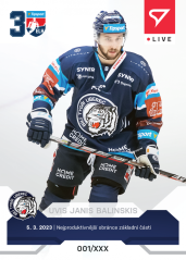 L-102 Uvis Janis Balinskis TELH 2022/23 LIVE