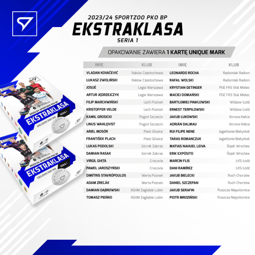 Exclusive box PKO BP Ekstraklasa 2023/24 – 1. séria