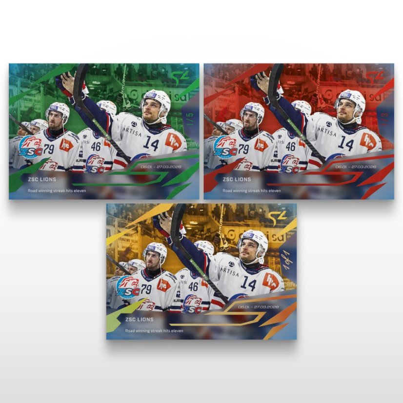 Hockey-samlar­kort L-36 ZSC Lions – SportZoo National League 2025/26 LIVE